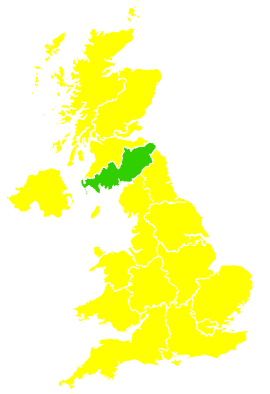 Click on a region for air pollution levels for 15/05/2005