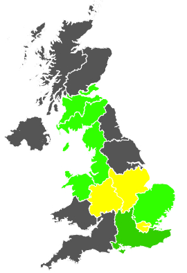 Click on a region for air pollution levels for 15/07/1986