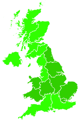 Click on a region for air pollution levels for 15/07/2015