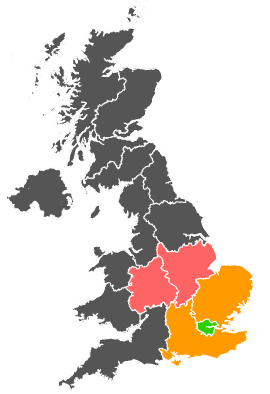 Click on a region for air pollution levels for 15/08/1984