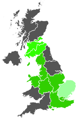 Click on a region for air pollution levels for 15/08/1986