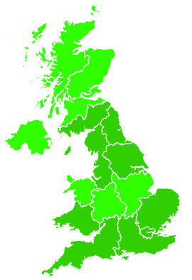 Click on a region for air pollution levels for 15/08/2024