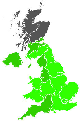 Click on a region for air pollution levels for 15/09/1993