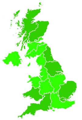 Click on a region for air pollution levels for 15/10/2014