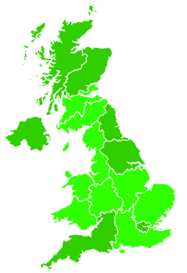 Click on a region for air pollution levels for 15/10/2019