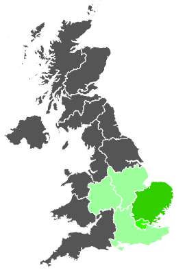 Click on a region for air pollution levels for 15/11/1984