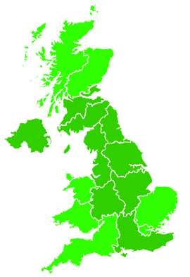 Click on a region for air pollution levels for 15/11/2025