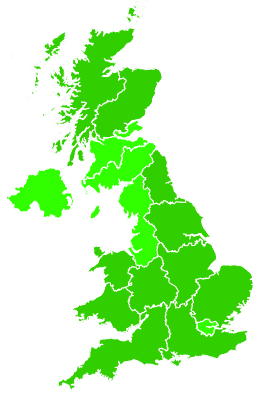 Click on a region for air pollution levels for 16/03/2016