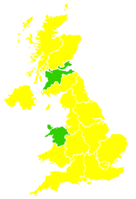 Click on a region for air pollution levels for 16/05/2019