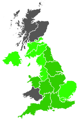 Click on a region for air pollution levels for 16/08/1989
