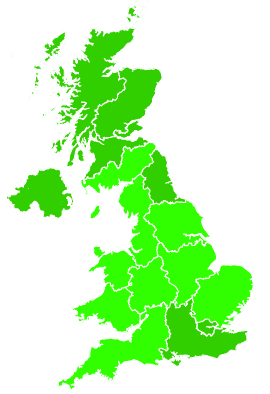 Click on a region for air pollution levels for 16/10/2002