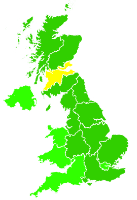 Click on a region for air pollution levels for 16/10/2010