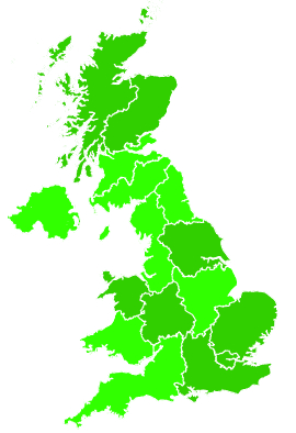 Click on a region for air pollution levels for 17/01/2017