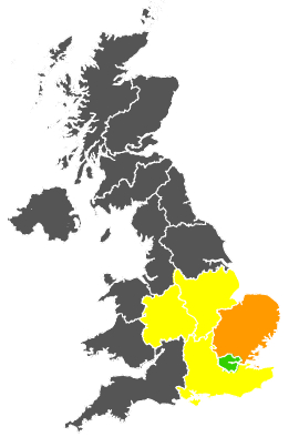 Click on a region for air pollution levels for 17/04/1983