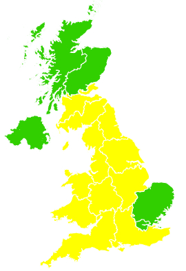 Click on a region for air pollution levels for 17/05/2014