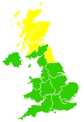 Click on a region for air pollution levels for 17/05/2024