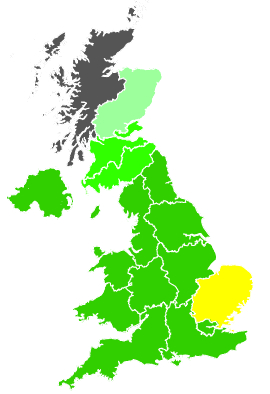 Click on a region for air pollution levels for 17/06/2001