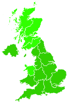 Click on a region for air pollution levels for 17/07/2002