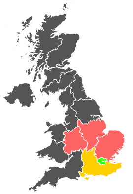 Click on a region for air pollution levels for 17/08/1984