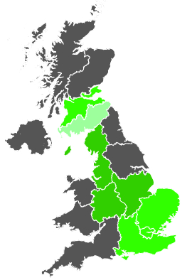 Click on a region for air pollution levels for 17/11/1986