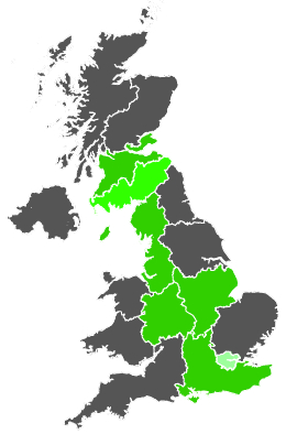 Click on a region for air pollution levels for 17/12/1986