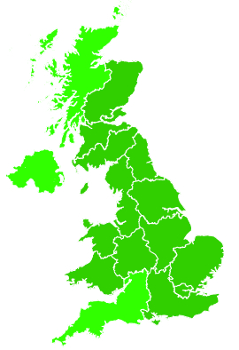 Click on a region for air pollution levels for 17/12/2019