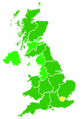 Click on a region for air pollution levels for 18/01/2022