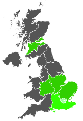 Click on a region for air pollution levels for 18/04/1986