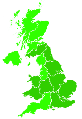 Click on a region for air pollution levels for 18/07/2018