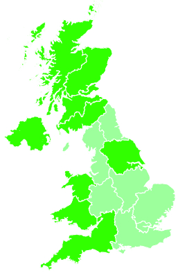 Click on a region for air pollution levels for 18/07/2025