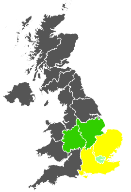 Click on a region for air pollution levels for 18/10/1984