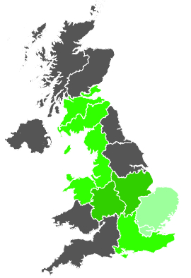 Click on a region for air pollution levels for 18/10/1986