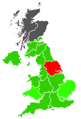 Click on a region for air pollution levels for 18/12/1993