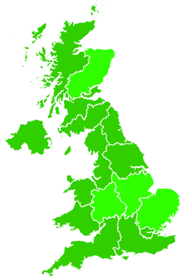 Click on a region for air pollution levels for 18/12/2014