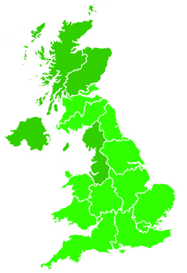 Click on a region for air pollution levels for 18/12/2021