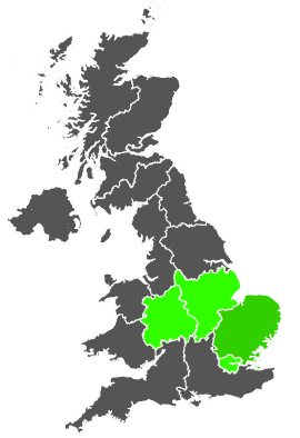 Click on a region for air pollution levels for 19/03/1983