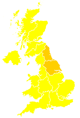 Click on a region for air pollution levels for 19/04/2009