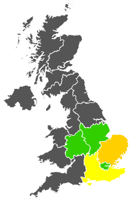 Click on a region for air pollution levels for 19/05/1984