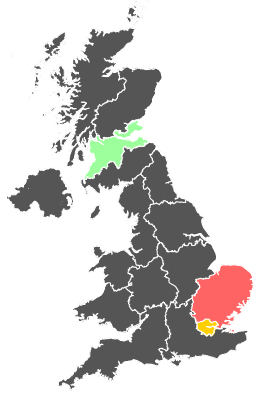 Click on a region for air pollution levels for 19/06/1978