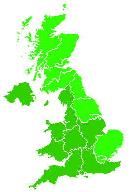 Click on a region for air pollution levels for 19/06/2021