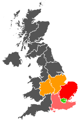 Click on a region for air pollution levels for 19/08/1984