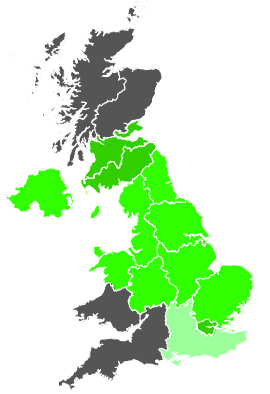 Click on a region for air pollution levels for 19/10/1990