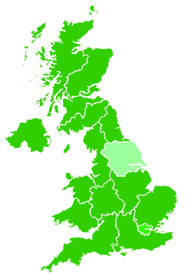 Click on a region for air pollution levels for 19/11/1992