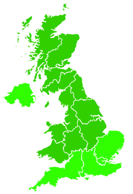 Click on a region for air pollution levels for 19/11/2021