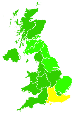 Click on a region for air pollution levels for 20/01/2026