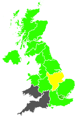 Click on a region for air pollution levels for 20/10/1990