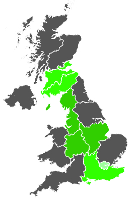 Click on a region for air pollution levels for 20/12/1986