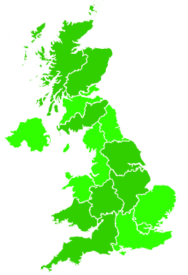 Click on a region for air pollution levels for 21/01/2026