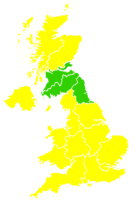 Click on a region for air pollution levels for 21/03/2008