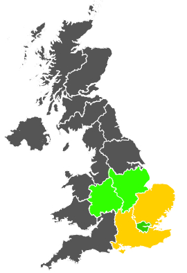 Click on a region for air pollution levels for 21/07/1984